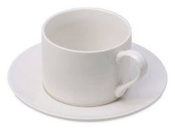 Чайная пара прямой формы «Phyto» 2.0, Цвет белый