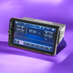 Автомагнитола однодиновая Carlive CRL-100 / Сенсорный удобный дисплей 7"