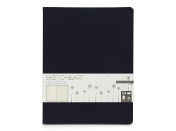 Скетчбук «Sketch & Art» 100 г/м2, soft-touch, Цвет черный