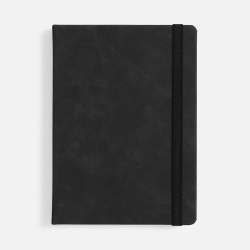 Ежедневник Urban Hard, недатированный, черный, 15х20,8х1,8 см