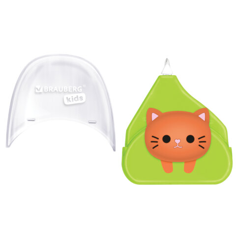 Корректирующая лента BRAUBERG KIDS "Котенок", 5 мм х 6 м, корпус ассорти, блистер, 272494