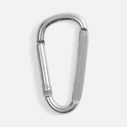 Карабин Raby, серебристый, 3х6х0,5 см