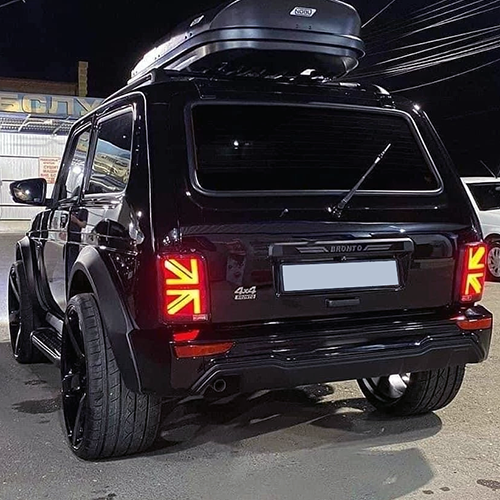 Задние светодиодные фонари для Лада Нива 4x4, красные