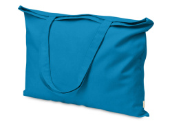 Сумка-оверсайз «Rejenny» из переработанного хлопка 320 г/м2, Цвет морская волна