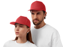 Бейсболка «Mix», Размер 56, Цвет красный