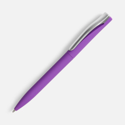 Ручка шариковая Pin Soft Touch, фиолетовая, 14,5х1,0 см