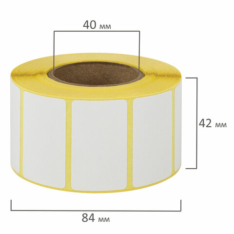 Этикетка ТермоТоп (40х30 мм), 1000 этикеток в ролике, светостойкость до 12 месяцев, 116663, 56213