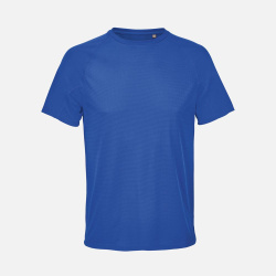 Футболка спортивная унисекс Vortex, ярко-синяя (roayl), XS–XXL