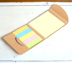 Набор цветных бумажных стикеров Smiler / Комплект разноцветных стикеров в картонном футляре