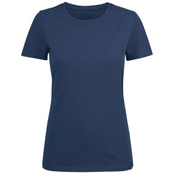 Футболка женская Ladies American U, синяя, S-XXL