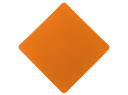 Патч «Ромб», soft-touch, Цвет оранжевый