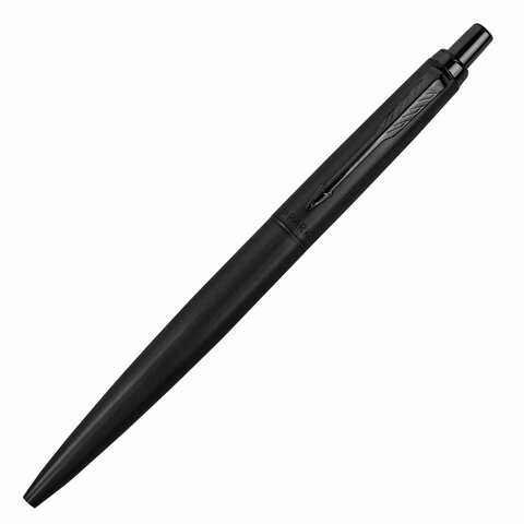 Ручка шариковая PARKER "Jotter XL Monochrome Black BT", корпус черный, нержавеющая сталь, синяя, 2122753