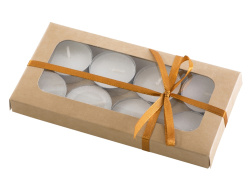 Чайные свечи с предсказаниями «Surprise», Цвет белый, коричневый