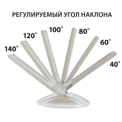 Демосистема настольная на 10 панелей, с 10 цветными панелями А4, серая, BRAUBERG "EXTRA", 236715