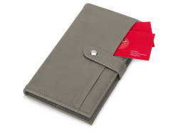 Блокнот-портфолио А6 «Wall Street», Цвет темно-серый