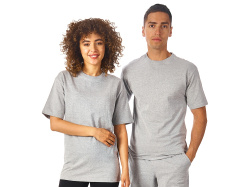 Футболка из френч терри «Warsaw», унисекс, Размер 3XL, Цвет серый меланж