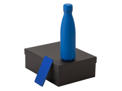 Подарочный набор «COLOR IT» с термобутылкой и повербанком, Размер 5000 mAh, Цвет синий