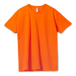 Футболка унисекс Regent 150, оранжевая, XXS–5XL