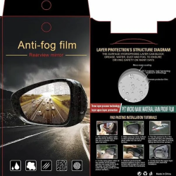 Антидождь NANO пленка для автомобиля на большие боковые зеркала Anti-fog film 10 х 15 см