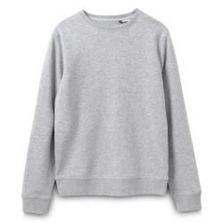 Свитшот унисекс BNC Inspire (Organic), серый меланж, XS–3XL