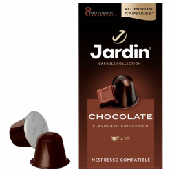 Кофе в капсулах JARDIN "Chocolate" для кофемашин Nespresso, 10 порций, ш/к 18916