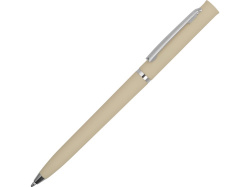 Ручка пластиковая шариковая «Navi» soft-touch, Цвет бежевый
