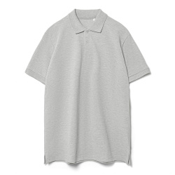 Рубашка поло мужская Virma Premium, серый меланж, S–4XL