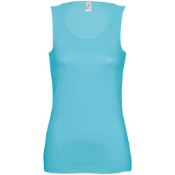 Майка женская Jane 150, бирюзовая, S–XL