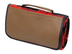 Плед для пикника «Recreation», Цвет красный/черный