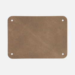 Лейбл Eta Nubuck Touch, XL, коричневый, 5х7 см