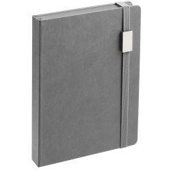 Ежедневник New Factor Metal, серый, 15х20,8х2 см