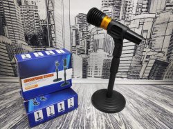 Универсальный настольный держатель для ручного микрофона Microphone Stands F-3