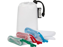 Набор сетчатых сумок «Trio» из вторичного ПЭТ, Цвет белый