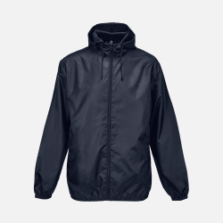 Ветровка унисекс Shield, темно-синяя, XS–XXL