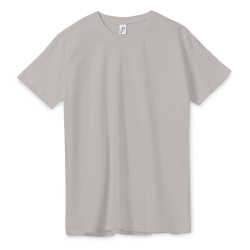 Футболка унисекс Regent 150, светло-серая, XS–XXL