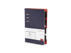 Ежедневник недатированный А5 «Firenze», Размер A5, Цвет синий нэйви