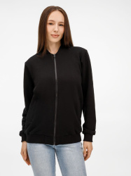 Бомбер унисекс Townie, черный, S–XL