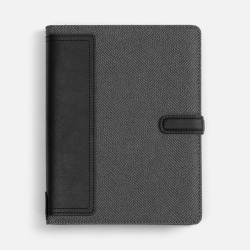 Ежедневник-органайзер Twill, недатированный, черный, 17х22,5х2,8 см