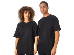 Футболка из френч терри «Warsaw», унисекс, Размер XS, Цвет черный