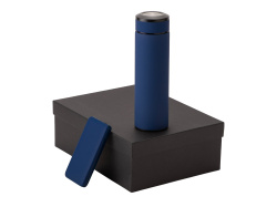 Подарочный набор "COLOR IT" c термосом и повербанком, Размер 10000 mAh, Цвет темно-синий