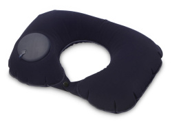 Подушка для путешествия с помпой «Push», Цвет темно-синий