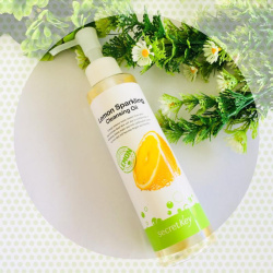 Гидрофильное масло для снятия макияжа с экстрактом лимона Secret Key Lemon Sparkling Cleansing Oil, 