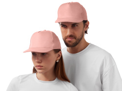 Бейсболка «Poly», Размер 56, Цвет лососевый