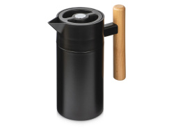 Вакуумный термокувшин с ситечком «Arctic», Цвет черный, натуральный