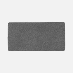 Лейбл Listra Nubuck Touch, XS, темно-серый, 2х4 см