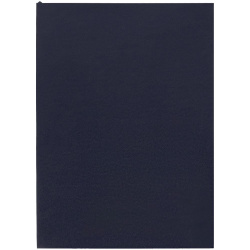 Ежедневник Flat Light, недатированный, иссиня-черный, 14,7х20,6х1 см
