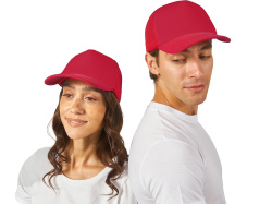 Бейсболка «Newport», Цвет красный