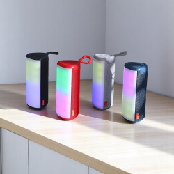 Портативная Bluetooth-колонка TG-357, FM-радио, AUX и USB, RGB-подсветка, цвет в ассортименте / Атмосферный звук с ярким светом