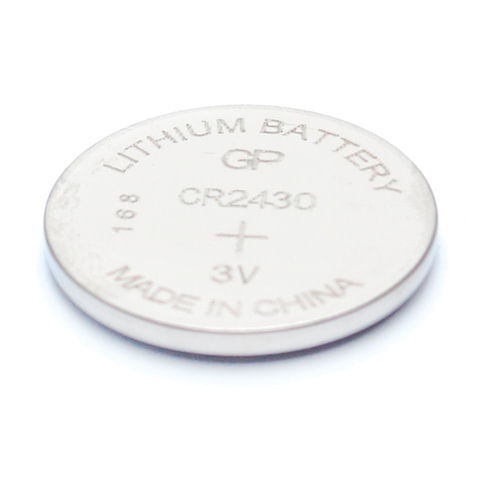 Батарейка GP Lithium, CR2430, литиевая, 1 шт., в блистере, CR2430-8C1