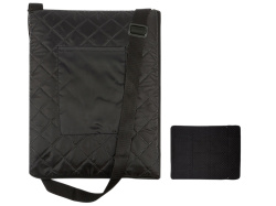 Плед для пикника «Ridge» 115 х 140 см, Цвет черный